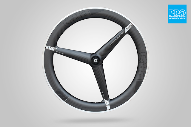 PRO's 3-Spoke Triathlon Wheel now available as a Clincher