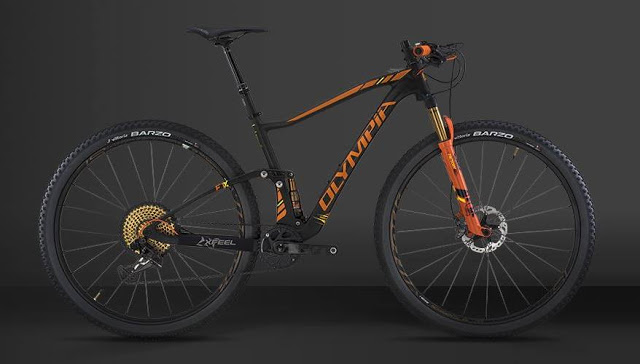 Olympia introduced the New F1X Full Suspension Bike