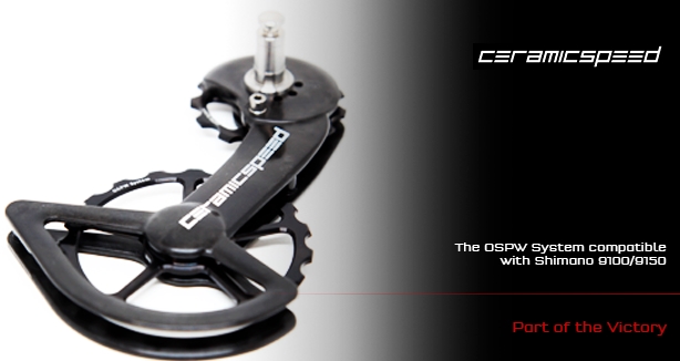 CeramicSpeed’s Oversized Pulley Wheel System now compatible with Shimano 9100/9150