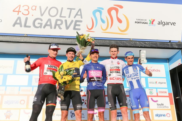 Amaro Antunes (W52-FC Porto) won the last stage, Primoz Roglic (Team Lotto NL-Jumbo) won the Volta ao Algarve 2017