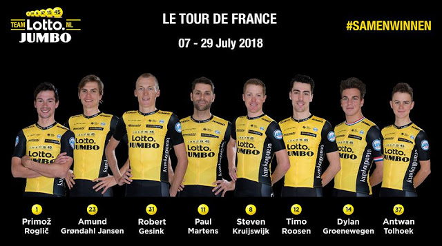 Le Tour de France - Team LottoNL–Jumbo group
