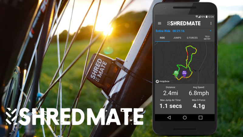 ShredMate, the first bike computer to track your jumps