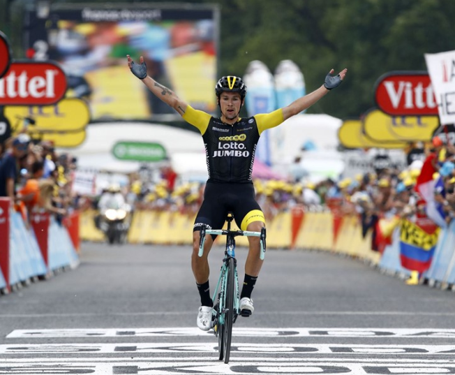 Roglic climbs and descends to stage victory and third position overall in queen stage Tour de France