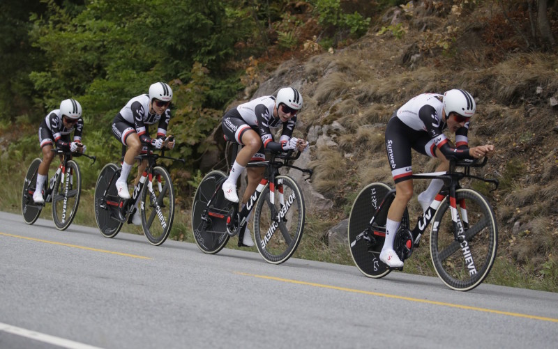 Team Sunweb win the ladies Tour of Norway team time trial