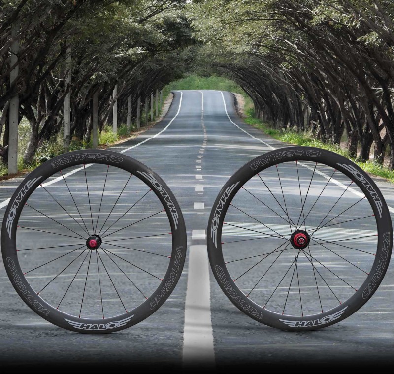 Crafted to perform. Introducing the New Halo Wheels Carbaura Road Wheels range