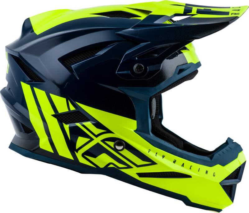 Yellow Fly Racing Bike Default MTB Mountain Helmet Dither Hi-Viz 