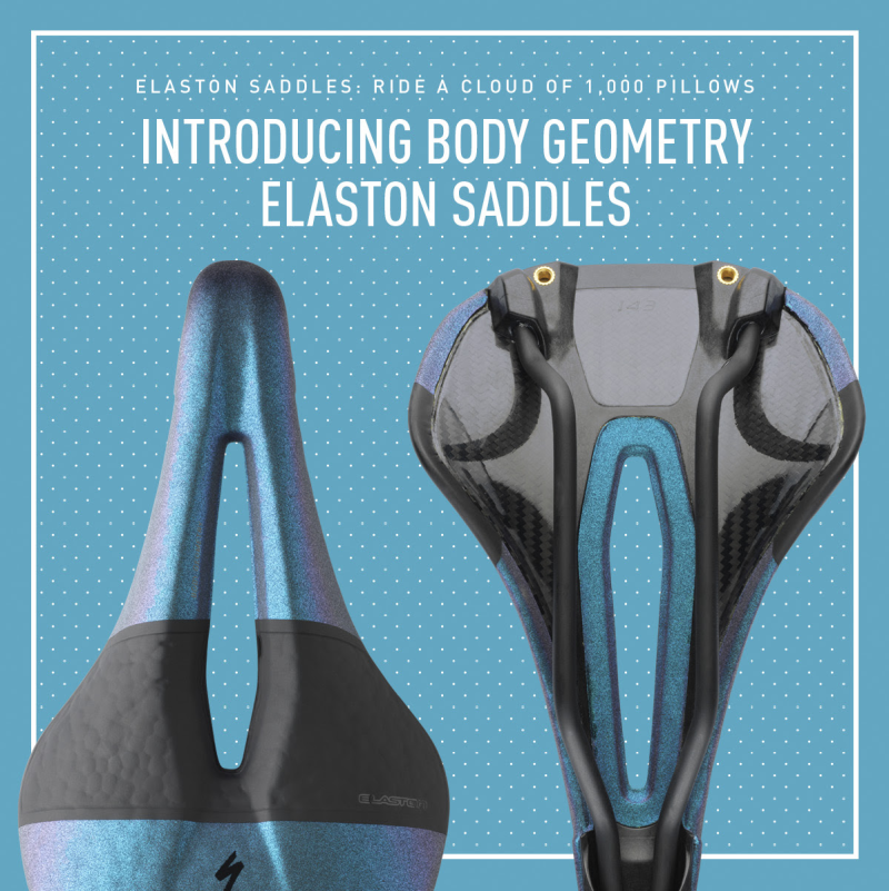 New Specialized Elaston Saddles: Ride a Cloud of 1,000 Pillows