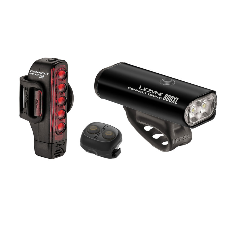 Stay in control with the New Lezyne Connect Drive, a Wireless Front and Rear LED Lighting System
