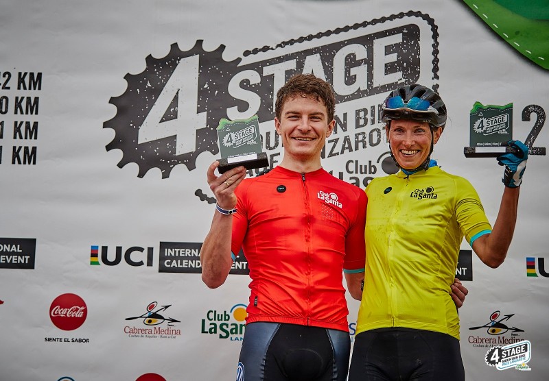 4 Stage MTB Race Lanzarote: The Polish Wawak and the Slovenian Pintaric take the Victory of the First Stage