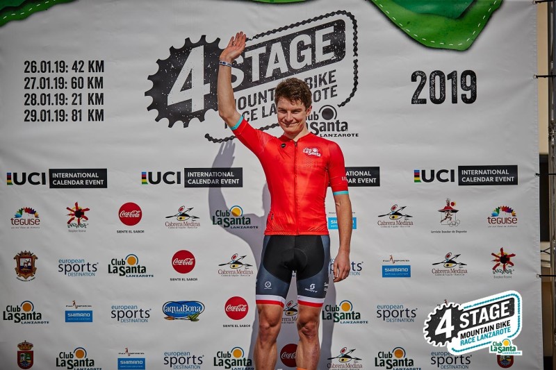Bartlomiej Wawak repeats triumph in a day of pure spectacle in the Club La Santa 4 Stage Mountain Bike Race Lanzarote