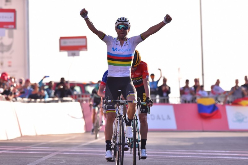 Alejandro Valverde Claims First Win as World Champion