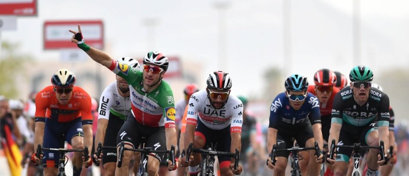 UAE Tour: Elia Viviani Wins Stage 5