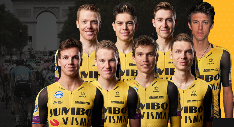 Team Jumbo-Visma with Sprint and GC Ambitions to Tour de France