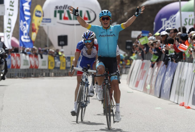 Tour of the Alps. Stage 2. Astana takes two in a row as Miguel Angel Lopez wins atop Alpe di Pampeago