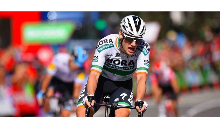 Sam Bennett Celebrates Win Number 13 of the Season in Oviedo on Vuelta a España Stage 14