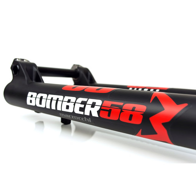 Take a look to the New Bomber 58 Downhill Suspension from Marzocchi