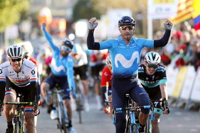 Valverde remains unstoppable: stage two win and GC lead in Catalunya