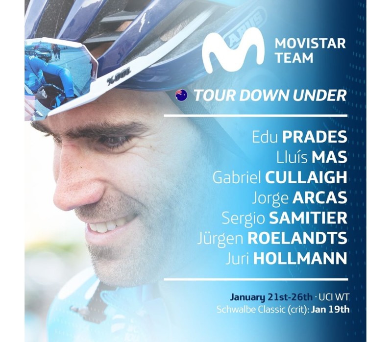 Movistar Team kicks off 2020 Season at Tour Down Under