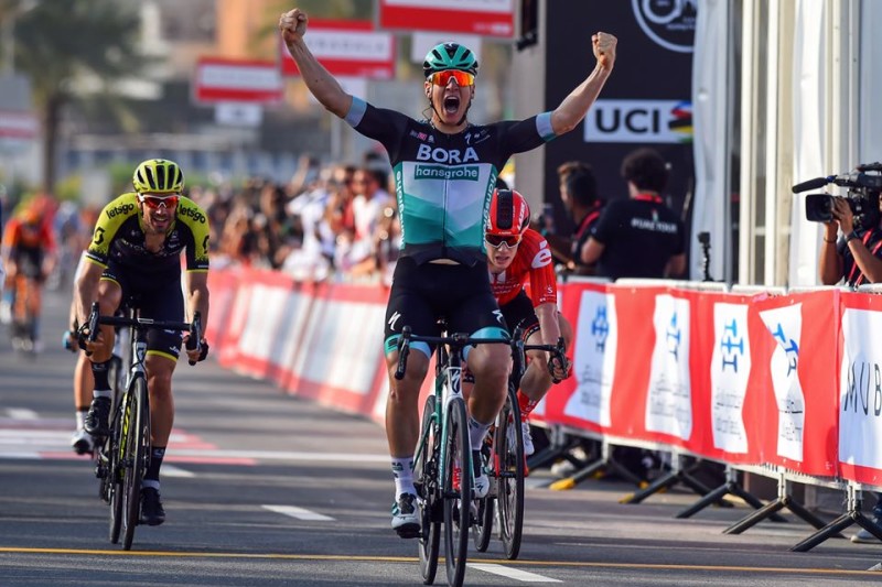 Pascal Ackermann Sprints to Opening Victory at UAE Tour