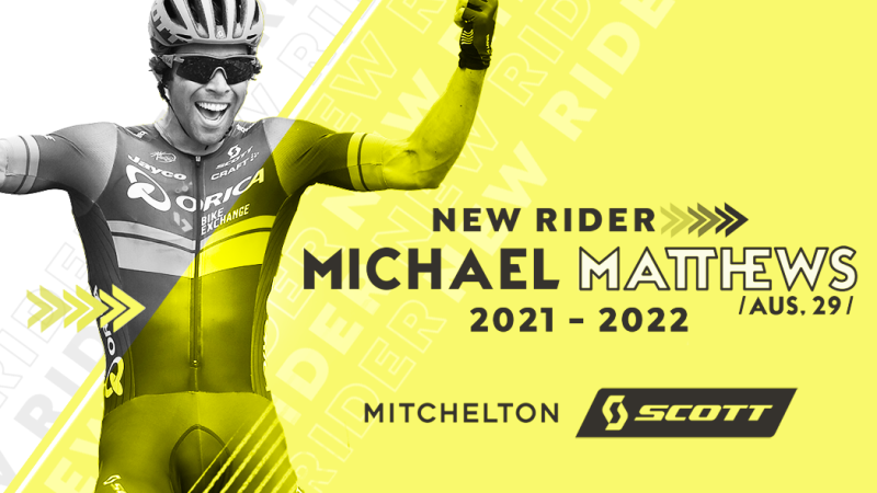 Michael Matthews Returns ‘Home’ to Mitchelton-SCOTT