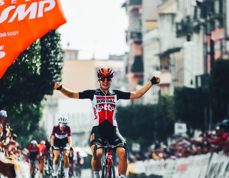Lotte Kopecky Sprinted to a Wonderful Stage Victory In Giro Rosa