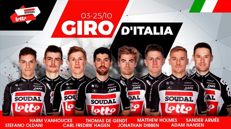 Lotto-Soudal Cycling Team to Giro d'Italia