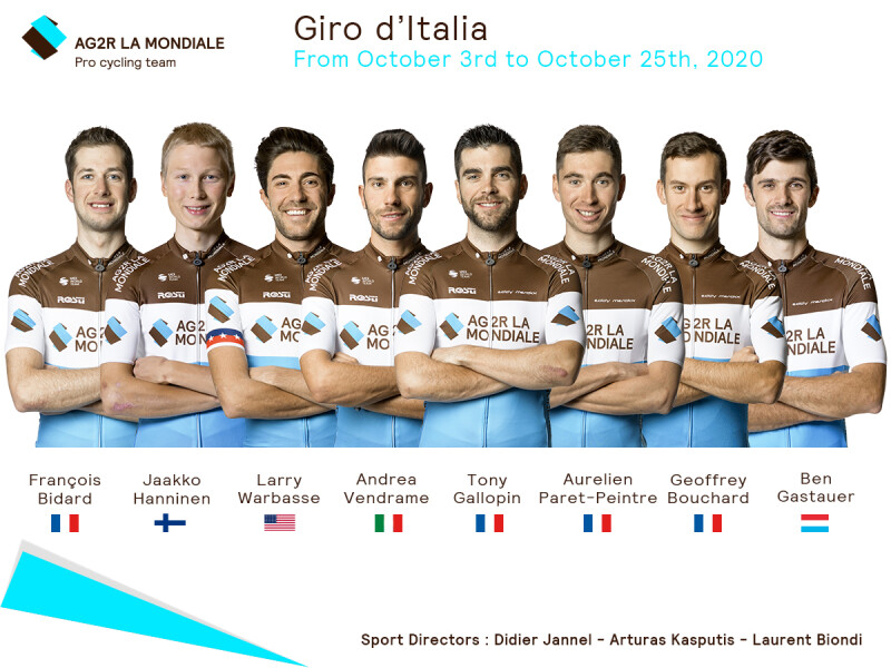 Giro d’Italia: The Adventure Begins for AG2R La Mondiale Pro Cycling Team