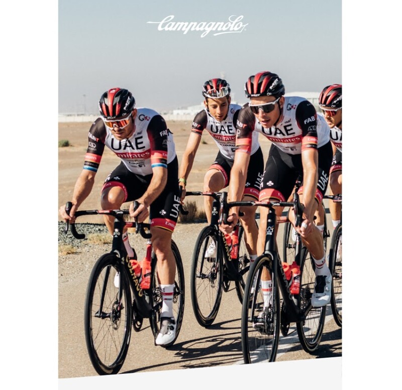UAE Team Emirates Extends with Campagnolo