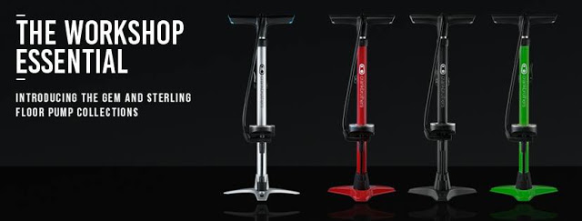Introducing the New Gem and Sterling floor Pumps from CrankBrothers