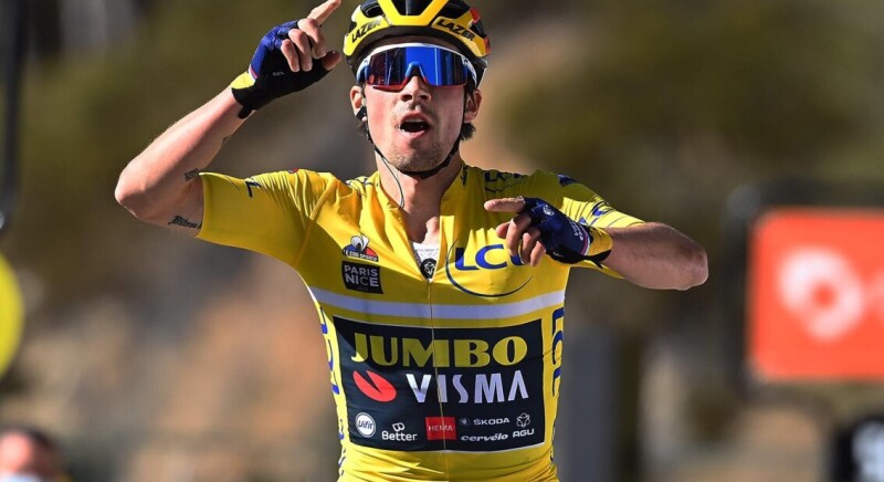 Roglic Claims Third Stage Victory in Paris-Nice on La Colmiane