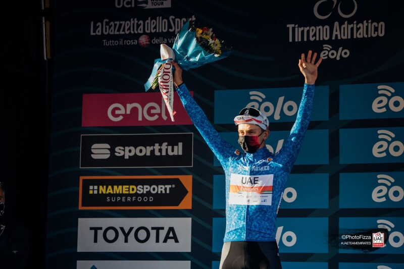 Tirreno Adriatico: Stage Victory and Overall Lead for Pogačar