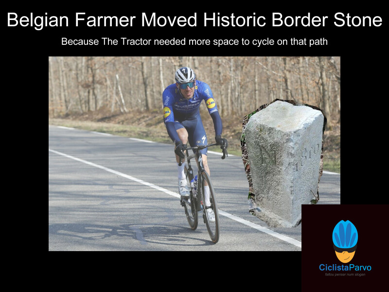 Belgian Farmer Moved Historic Border Stone