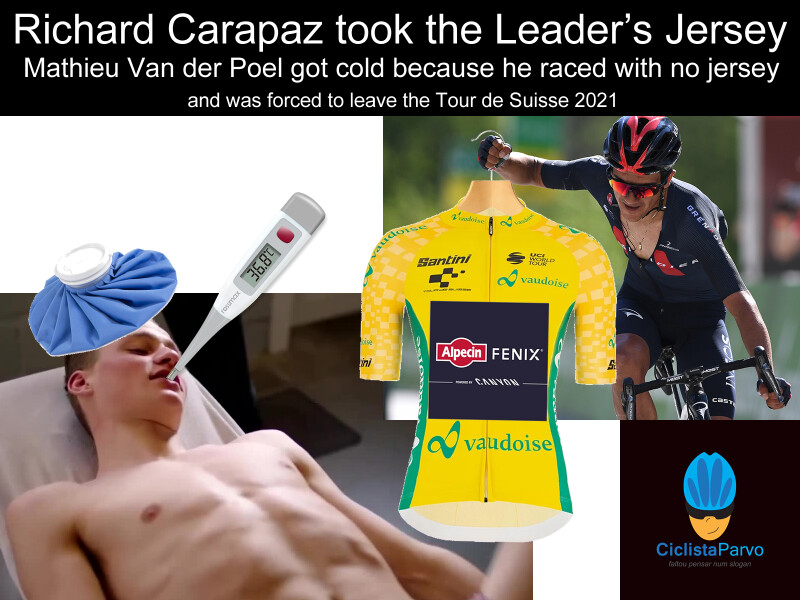 Richard Carapaz took the Leader’s Jersey