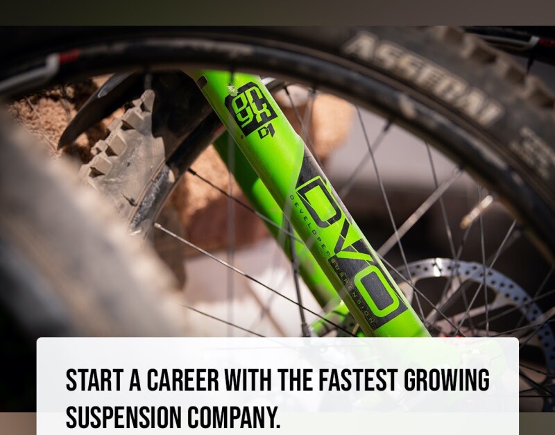 Job Offer By DVO Suspension - Inside Sales Position and Suspension Technician