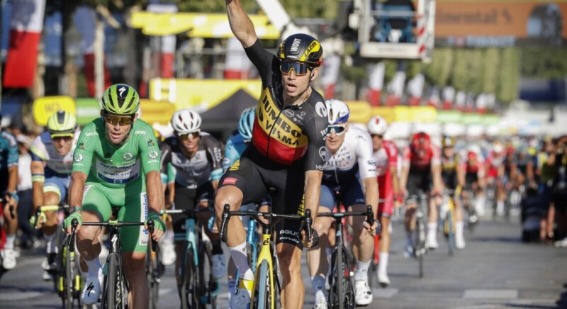 Van Aert Wins on Champs-Élysées, Vingegaard Comes Second in Tour ...