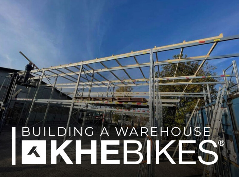 KHE Bikes New Warehouse with Space for Up to 10,000 Bikes is Being Built!