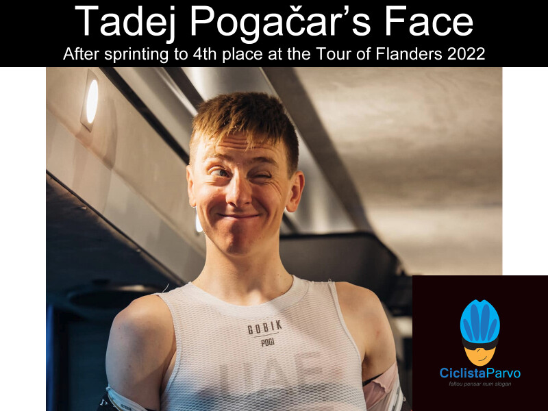 Tadej Pogačar's Face