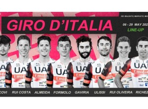 UAE Team Emirates Giro d'Italia Line-up 2022