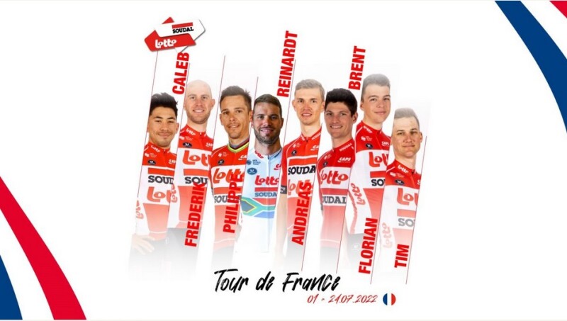 Lotto Soudal to Hunt for Tour de France Stage Victories with These Eight Riders