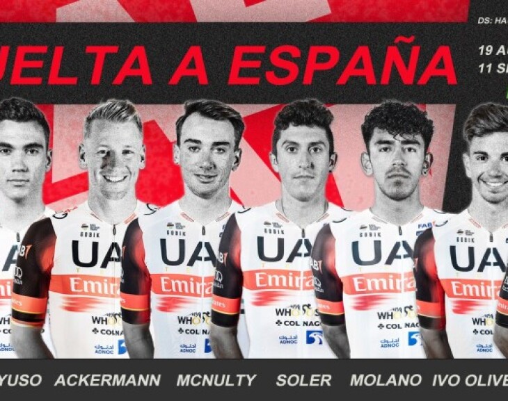 UAE Team Emirates Name Squad for La Vuelta España