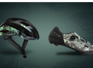 SHIMANO and Lazer Team Up with Matching Tropical Leaves Shoe and Helmet Combo