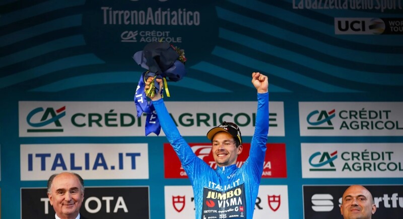 Roglic Wins Third Consecutive Stage in Tirreno