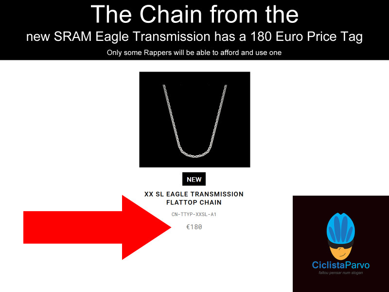 The Chain from the new SRAM Eagle Transmission has a 180 Euro Price Tag