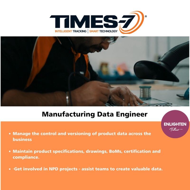 Job Offer by Times-7: Manufacturing Data Engineer