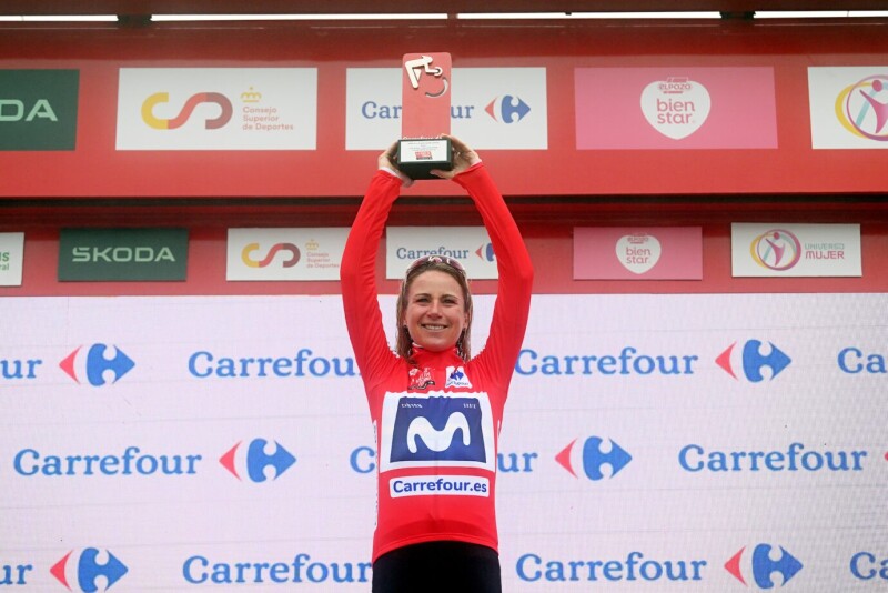 Van Vleuten, Movistar Team Continue to Make History with La Vuelta Femenina Win