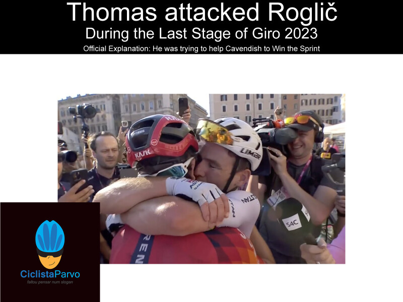 Thomas attacked Roglič During the Last Stage of Giro 2023
