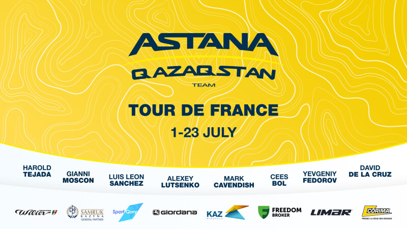 Astana Qazaqstan Team for Tour de France 2023
