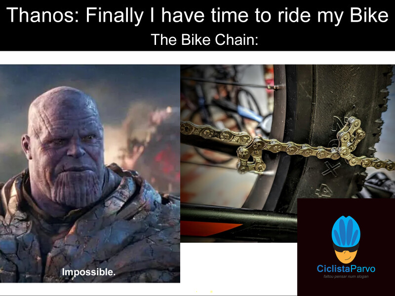 Thanos: Finally I have time to ride my Bike