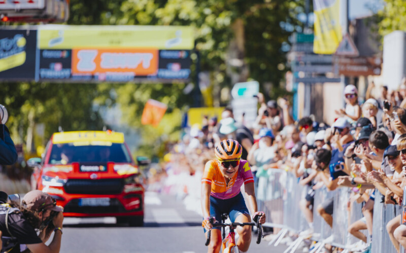 Ricarda Bauernfeind Wins Stage 5 of the Tour de France Femmes Avec Zwift!