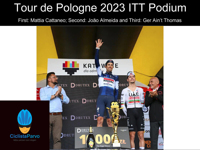 Tour de Pologne 2023 ITT Podium